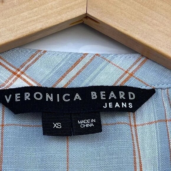 Veronica Beard Leina Shirt in Vapor Multi XS - Picture 5 of 15